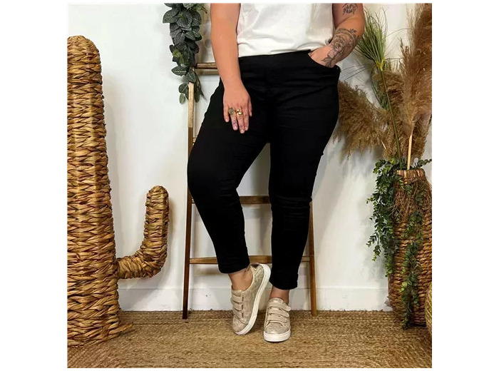 O131- Jean 7/8ème Voggo (T42-T52) (noir)