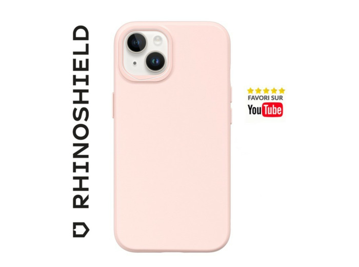 RHINOSHIELD COQUE SOLIDSUIT ROSE CLASSIC POUR APPLE IPHONE 13/14