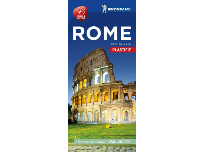 PLANS DE VILLE MICHELIN EUROPE - PLAN ROME (PLASTIFIE)