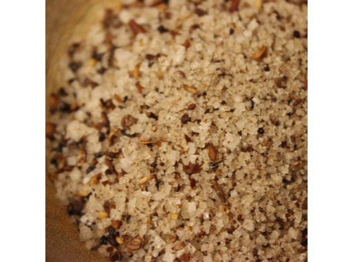 Fleur de sel - Eclats d'épices torrifiées