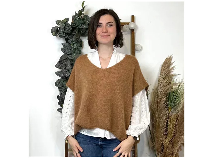 K523- Pull Mohair (Tu) 🇮🇹 (camel)