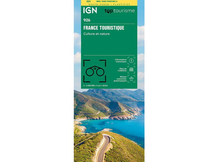 926 FRANCE TOURISTIQUE PLASTIFIEE