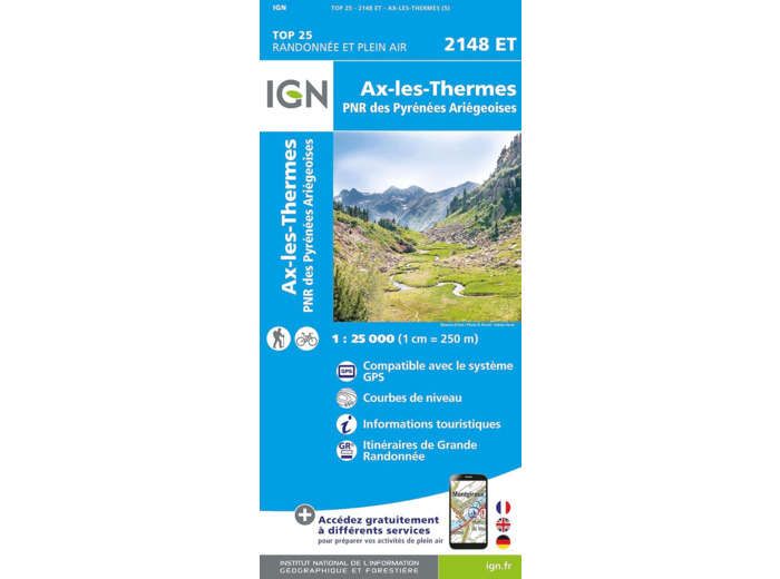 2148ET AX LES THERMES PNR DES PYRENEES ARIEGEOISES