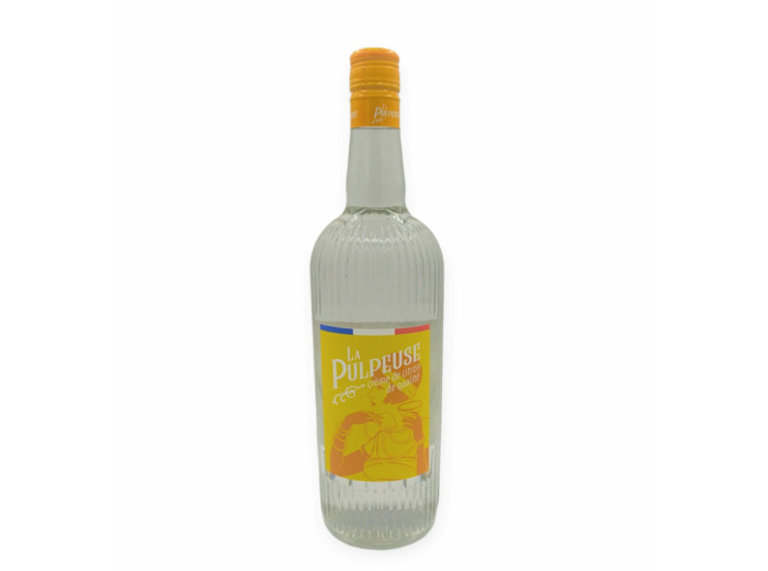 Crème De Citron  Et Yuzu De Qualite La Pulpeuse Bouteille 1 L