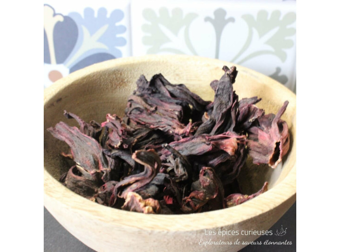 Fleur d'Hibiscus séchée entière