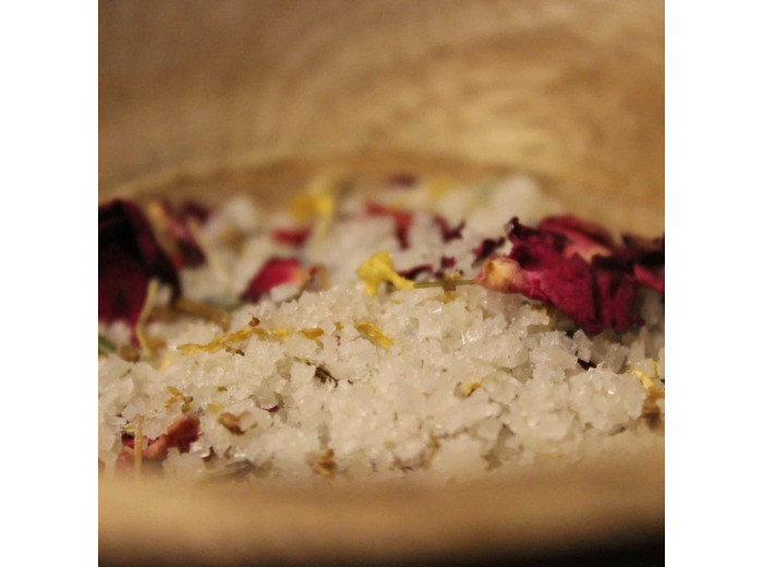 Fleur de sel aux fleurs