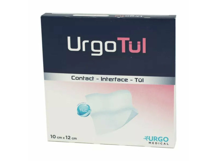 URGOTUL 10 x 12 cm - Boîte/16 - Pansement Interface, Technologie Lipido-Colloïde, TLC