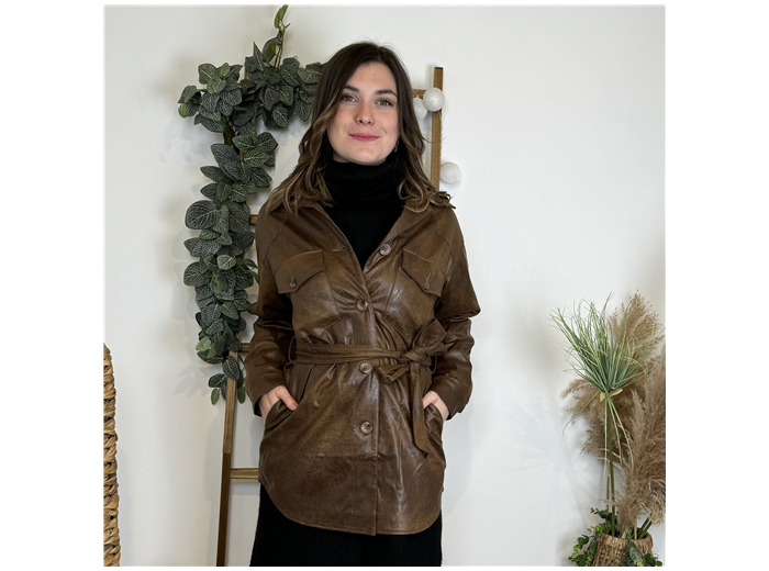 M243- Veste Saharienne "Laura Jo" (camel)