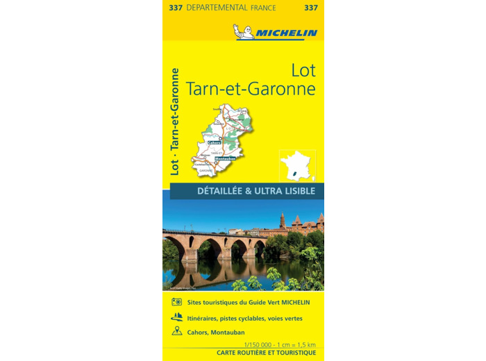 CARTE DEPARTEMENTALE LOT, TARN-ET-GARONNE