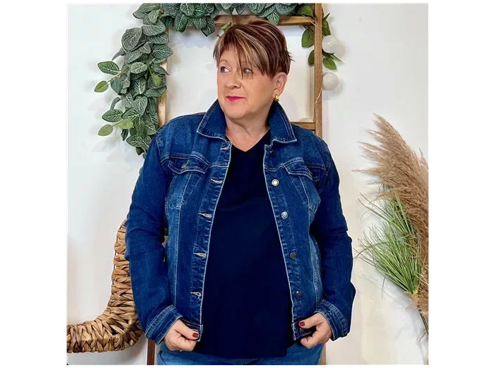 K062- Veste Jean Voggo (T40-T48) (denim)