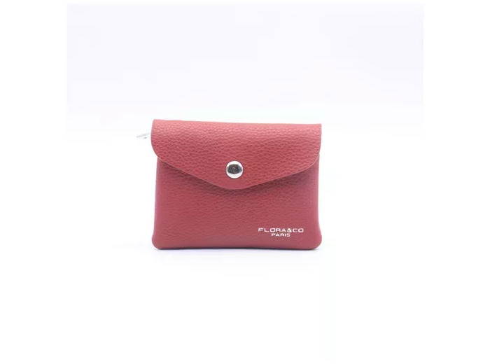 P410- Porte Monnaie / Cartes (rouge)