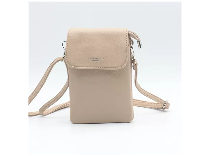 P427- Sac Téléphone Flora.and.Co (beige)