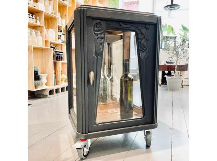 Petite vitrine ancienne restaurée 1930-2023