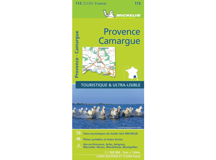 CARTE ZOOM PROVENCE, CAMARGUE