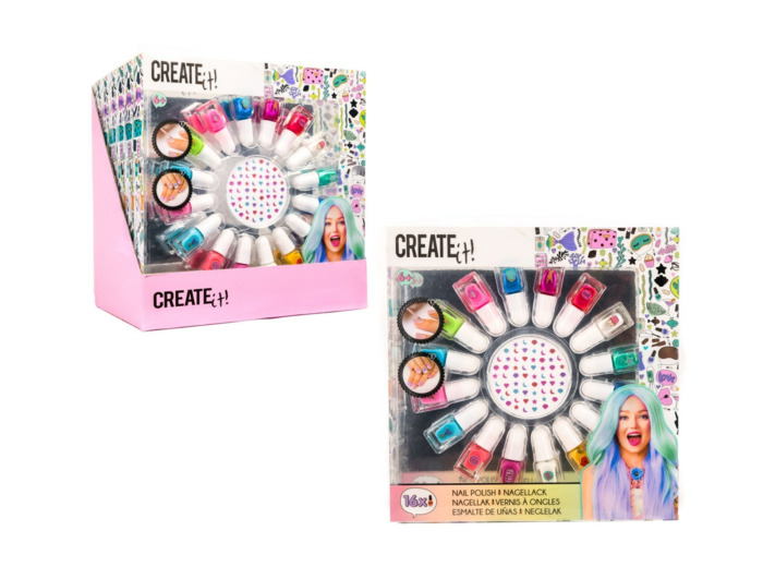 SET 16 MINIS VERNIS ET STICKER