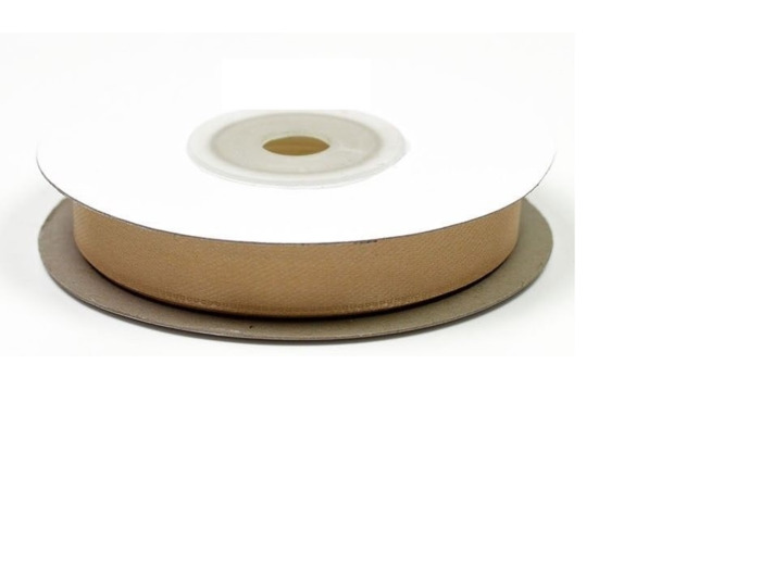 Ruban satin sand beige 835 Largeur 12 mm