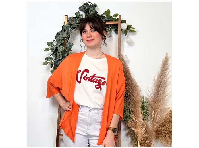 K298- Gilet léger (Tu) 🇮🇹 (orange)