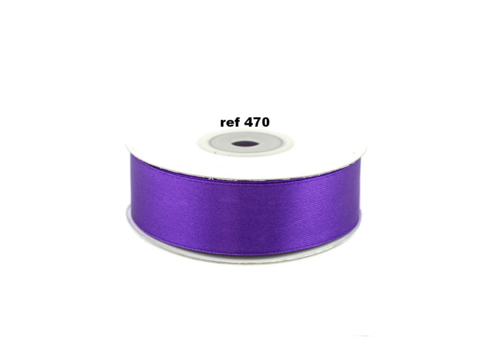 Ruban satin mauve 470 Largeur 25 mm