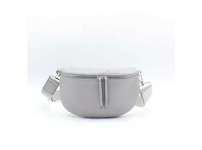 P424- Sac Banane Flora&Co (gris)