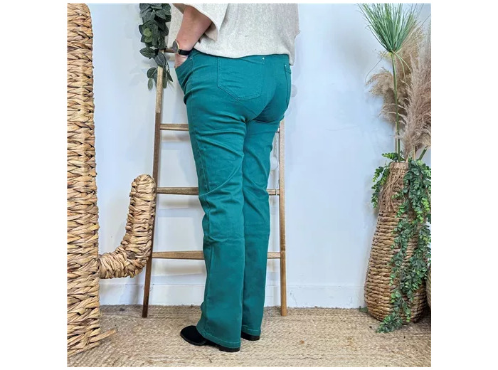 O623- Jean Droit Voggo T42-T50 (vert sapin)
