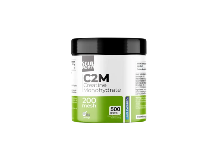 SOUL PROJECT CREATINE MONOHYDRATE C2M 200 MESH 500G