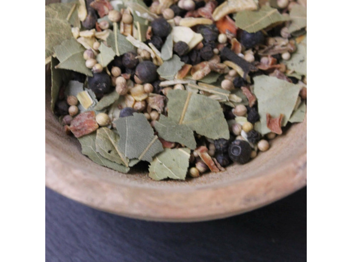 Assemblage court bouillon morceaux