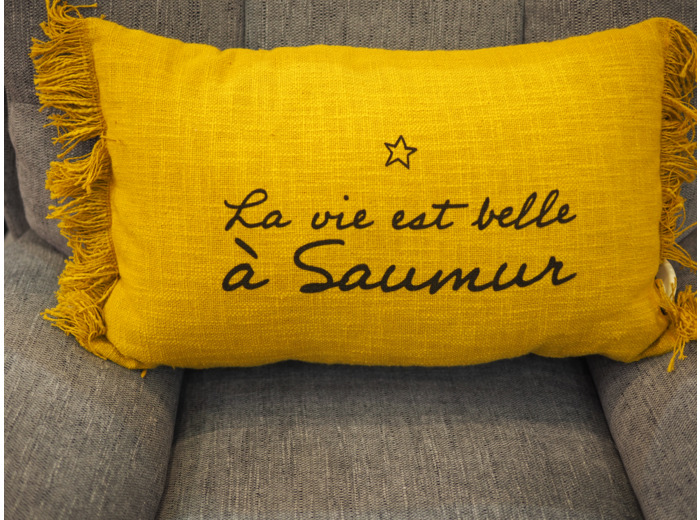 Coussin rectangle Saumur