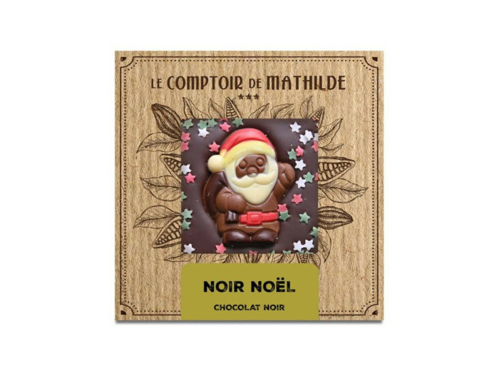 Tablette Chocolat Noir Noël Sujet Père Noël 80G