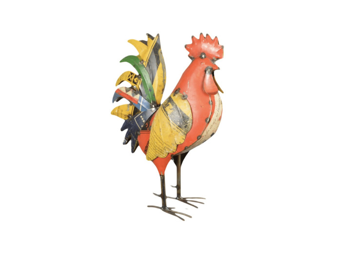 Coq queue levée