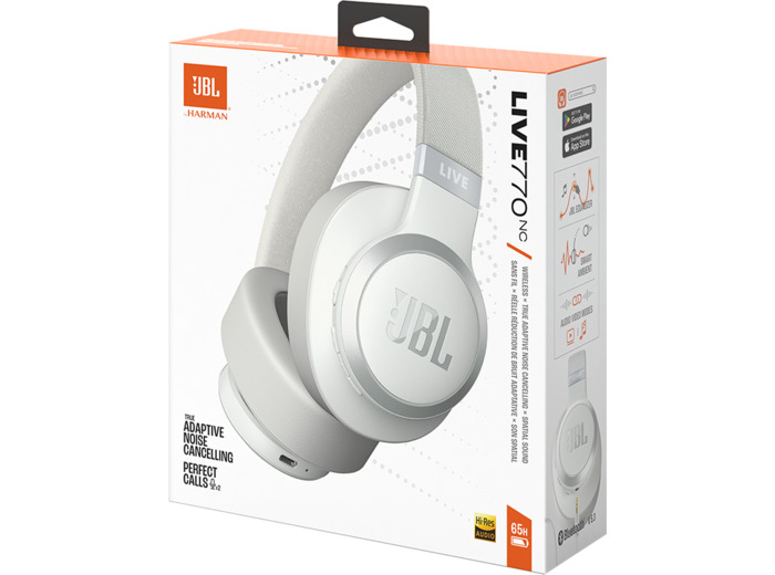 JBL Casque Bluetooth® Live 770NC ANC avec Micro Supra-auriculaire