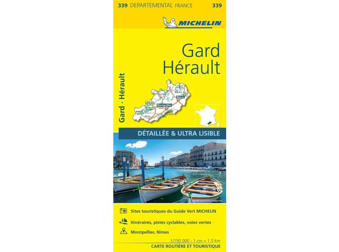 CARTE DEPARTEMENTALE GARD, HERAULT