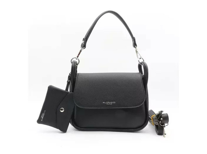 P401- Sac Rabat & Pochette (noir)