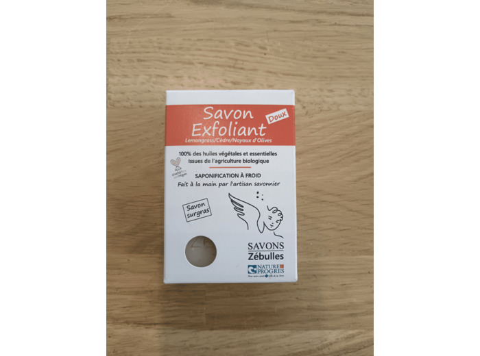 Savon exfoliant doux