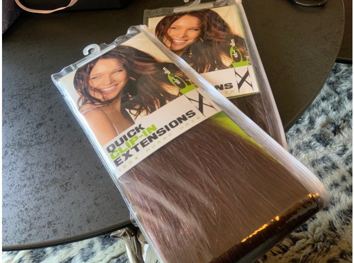 Extension cheveux naturels black purple