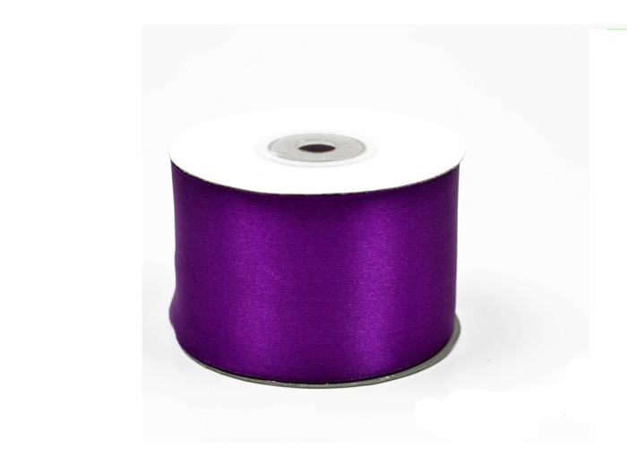 Ruban satin violet 465 Largeur 50 mm