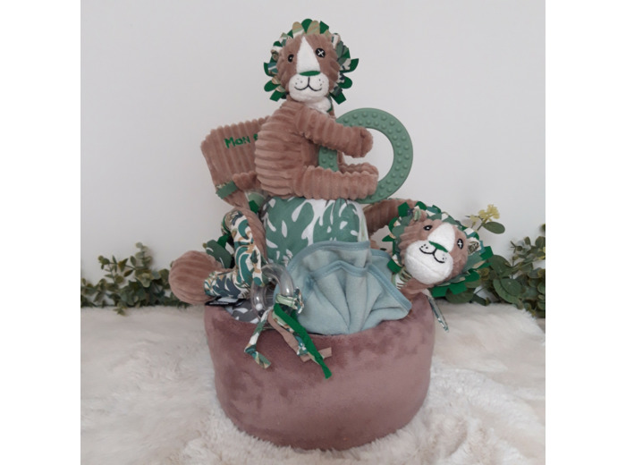 Gâteau de couches - Jélékros le lion