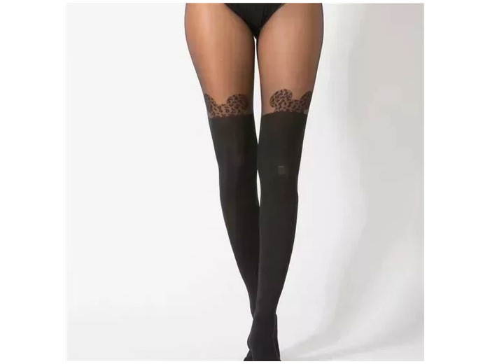 V370- Collant Mickey H-N (noir)