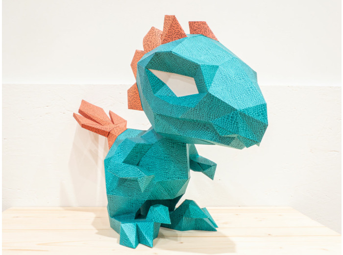 Petit Dino - Vert et Rouge