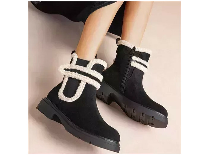 R442- Boots bi-matière (T36-T41) (noir)