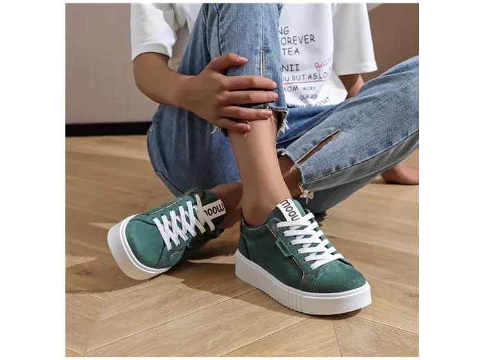 R446- Basket Moow Creepers (T36-T41) (vert sapin)
