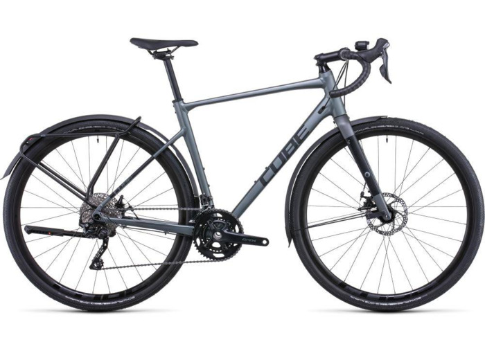 cycle-obsession.com CUBE Nuroad Pro FE inkgrey´n´black  taille 53 gravel