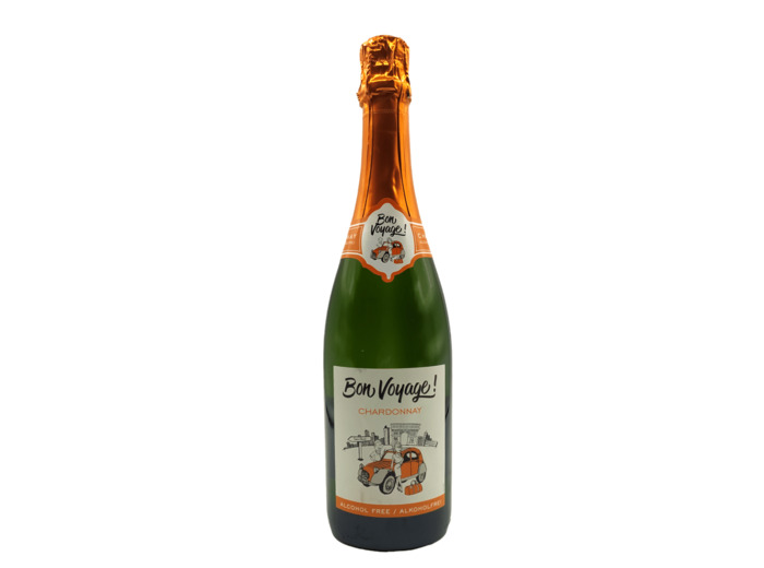 Bon Voyage Chardonnay Effervescent Désalcoolisé