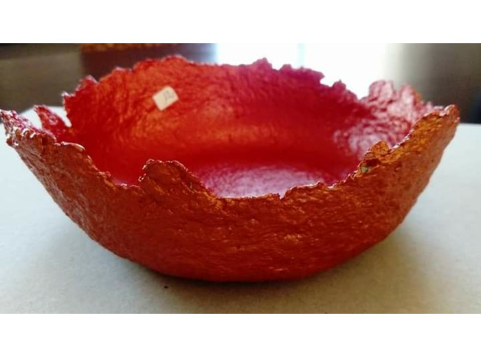 Coupelle en papier mâché
