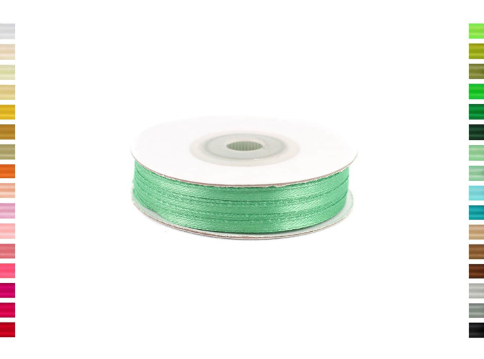 Ruban satin vert pommade 564 largeur 3 mm