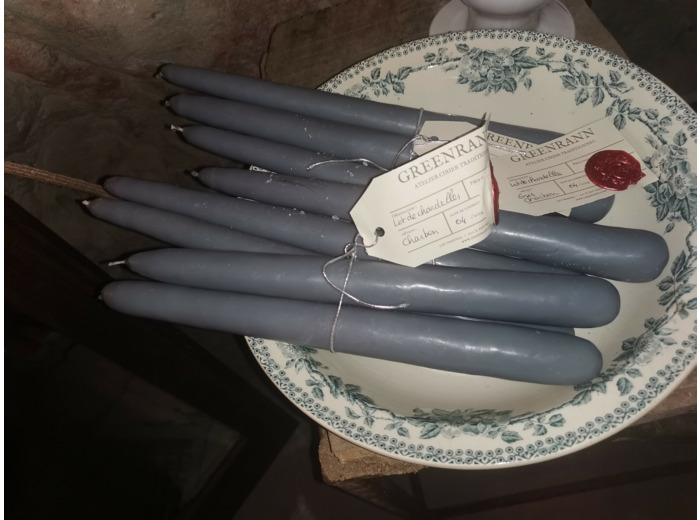 Lot de 2 chandelles