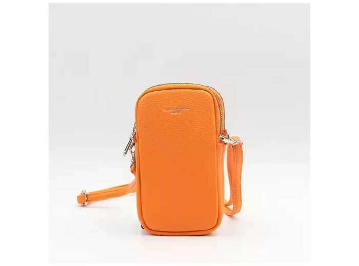 P420- Pochette Téléphone Flora & Co (orange)