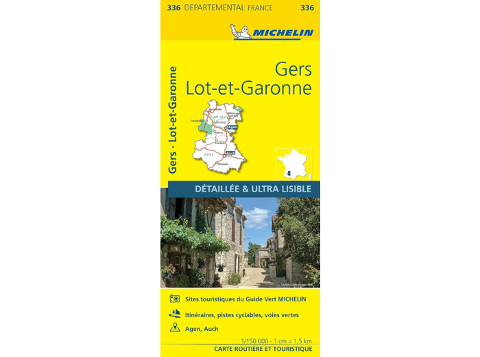 CARTE DEPARTEMENTALE GERS, LOT-ET-GARONNE