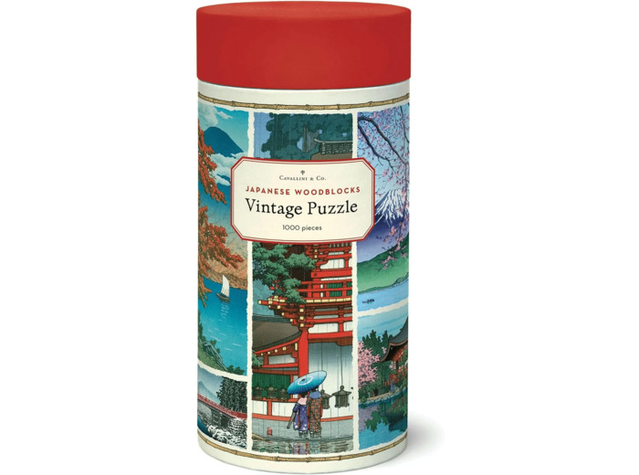 Cavallini 1000 Pièce Puzzle, Japonais Estampes