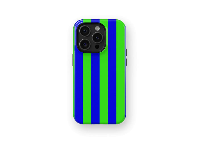 Neon Green Stripes Case | Coque de téléphone 3D 2en1 Ultra-résistante
