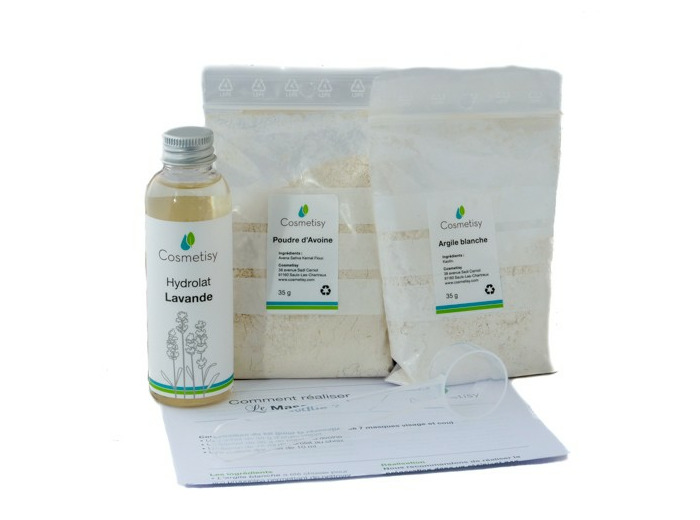Masque Lavande Argile Poudre d'Avoine